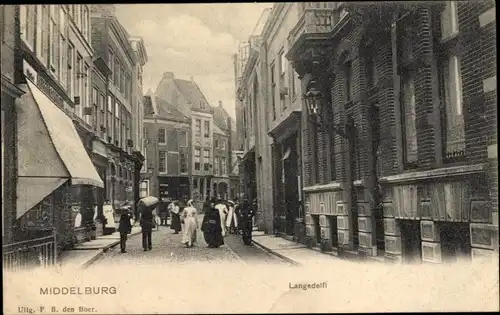 Ak Middelburg Zeeland Niederlande, Langedelft
