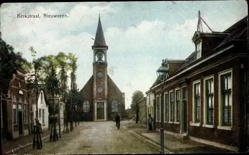 Ak Nieuwveen Nieuwkoop Südholland Niederlande, Kerkstraat