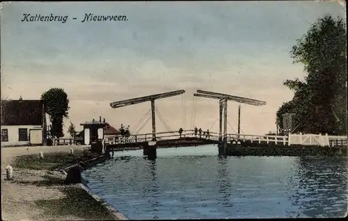 Ak Nieuwveen Nieuwkoop Südholland Niederlande, Kattenbrug