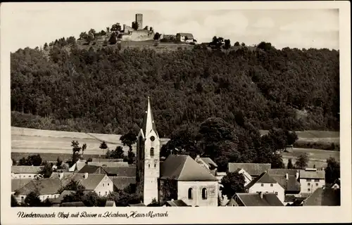 Ak Niedermurach Oberpfalz, Ruine, Kurhaus Haus Murach