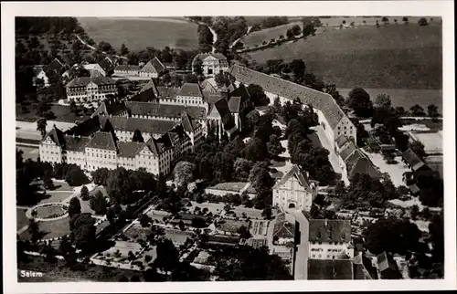 Ak Salem im Bodenseekreis Baden, Reichsabtei, Fliegeraufnahme
