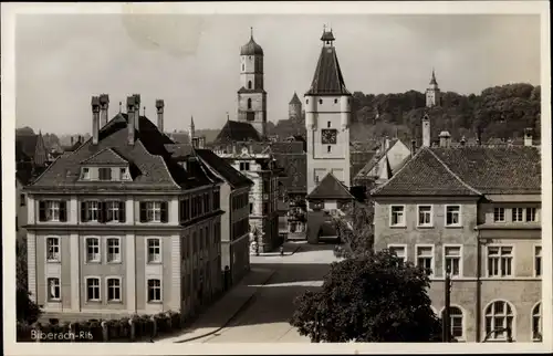 Ak Biberach an der Riß in Oberschwaben, Teilansicht der Stadt