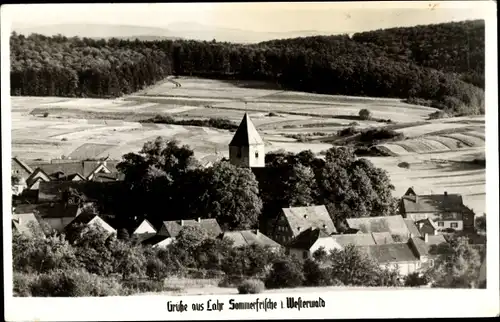 Ak Lahr Waldbrunn im Westerwald, Teilansicht, Wald