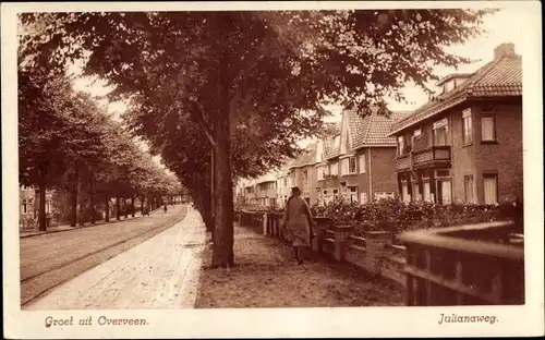 Ak Overveen Bloemendaal Nordholland Niederlande, Julianaweg