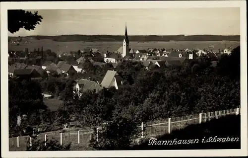 Ak Thannhausen in Schwaben, Gesamtansicht