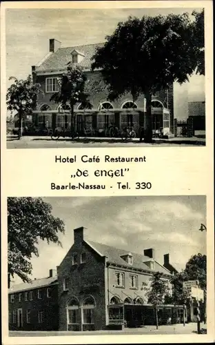 Ak Baarle Nassau Nordbrabant, Hotel Café Restaurant De Engel