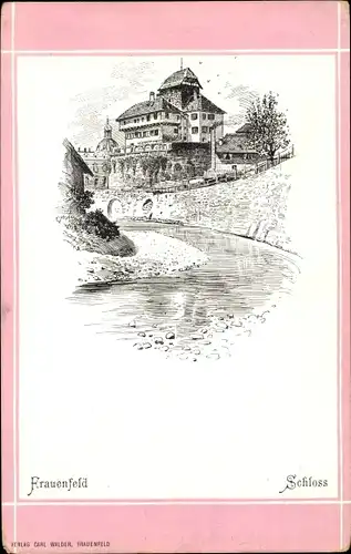 Künstler Ak Frauenfeld Kanton Thurgau, Schloss