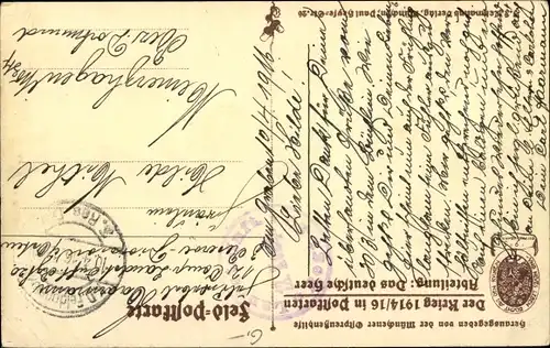 Ak Deutsche Soldaten in Uniformen vor einem Unterstand, Sanitäter, I WK