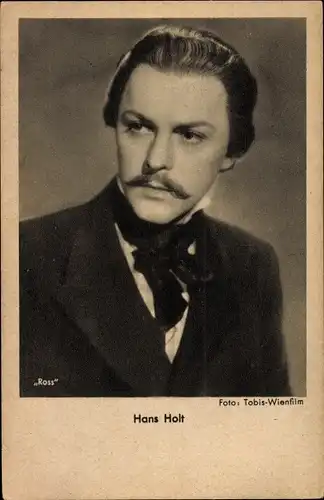 Ak Schauspieler Hans Holt, Portrait