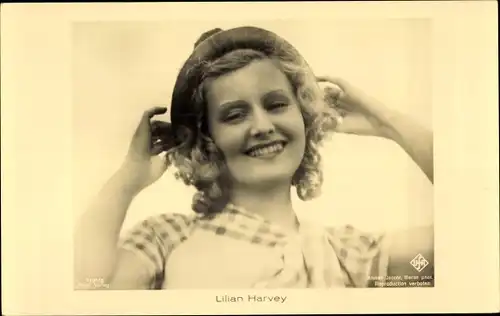 Ak Schauspielerin Lilian Harvey, Portrait, Ross Verlag 7191 2