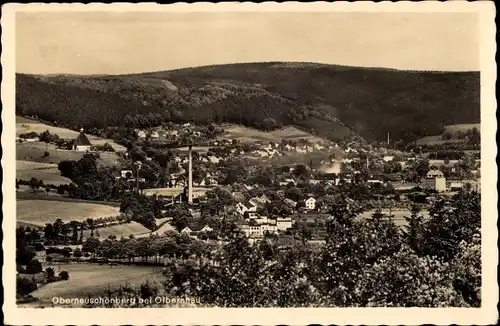 Ak Oberneuschönberg Olbernhau im Erzgebirge, Panorama