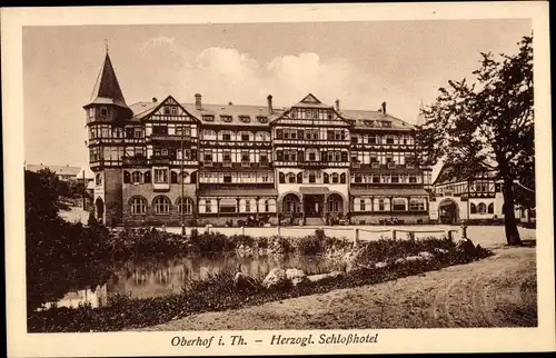 Ak Oberhof im Thüringer Wald, Herzogl. Schlosshotel