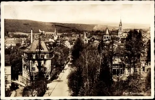 Ak Bad Kissingen Unterfranken Bayern, Blick über die Dächer