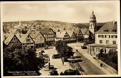 Ak Freudenstadt im Nordschwarzwald, Marktplatz