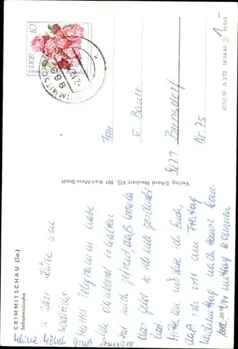 Ak Crimmitschau in Sachsen, Johanniskirche