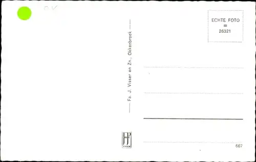 Ak Okkenbroek Overijssel, Prot. Chr. School Oerdijk