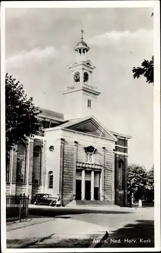 Ak Assen Drenthe Niederlande, Ned. Herv. Kerk
