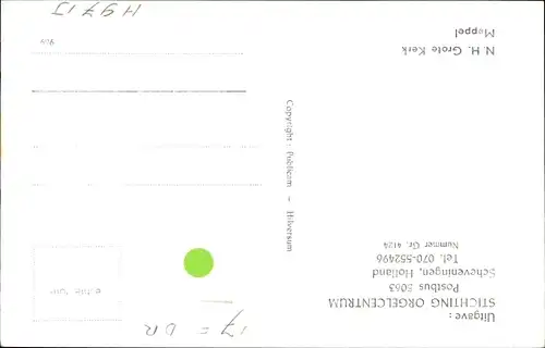 Ak Meppel Drenthe Niederlande, N. H. Grote Kerk, Orgel