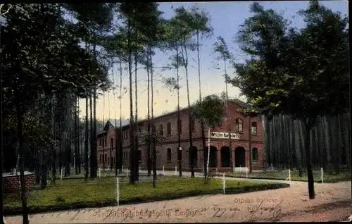 Ak Zeithain in Sachsen, Truppenübungsplatz, Offizier Baracke 13