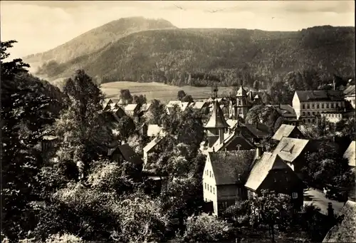 Ak Waltersdorf Großschönau in der Oberlausitz, Teilansicht