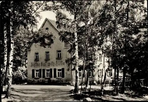 Ak Schmannewitz Dahlen in Sachsen, Käthe-Kollwitz-Hütte