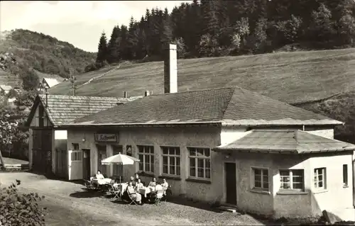 Ak Fehrenbach Masserberg Thüringen, HOG Treffpunkt, Terrasse
