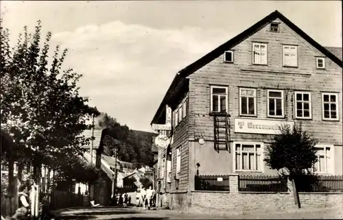 Ak Fehrenbach Masserberg in Thüringen, HOG Werraquelle