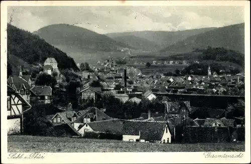 Ak Suhl in Thüringen, Gesamtansicht