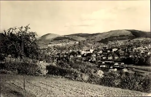 Ak Suhl in Thüringen, Teilansicht