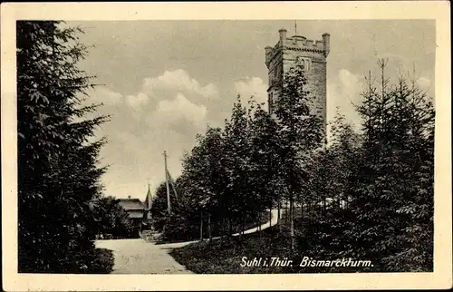 Ak Suhl in Thüringen, Bismarckturm