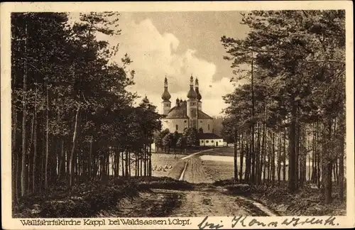 Ak Waldsassen in der Oberpfalz, Wallfahrtskirche Kappl
