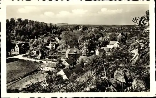 Ak Diesbar Seußlitz Nünchritz an der Elbe, Panorama