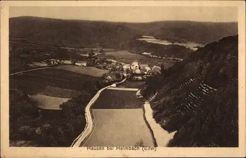 Ak Hausen Heimbach in der Eifel, Panorama