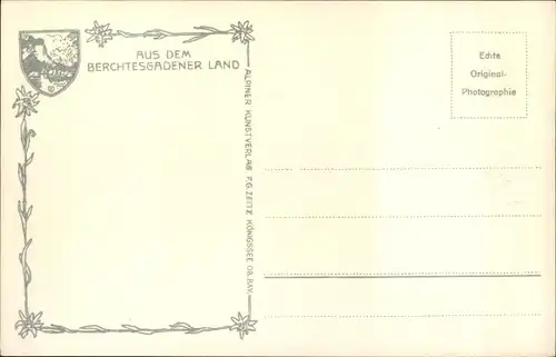 Ak Berchtesgaden in Oberbayern, Ortsansicht mit Untersberg