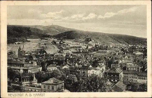 Ak Neustadt an der Haardt Neustadt an der Weinstraße, Ortsansicht