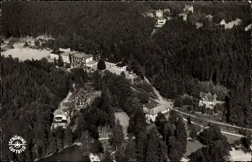 Ak Bad Sachsa im Harz, Fliegeraufnahme