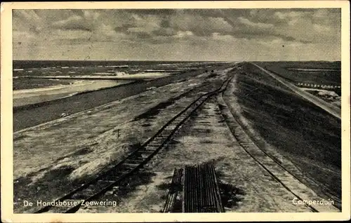 Ak Camperduin Alkmaar Nordholland Niederlande, De Hondsbossche Zeewering