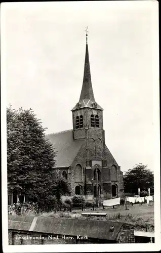 Ak IJsselmonde Rotterdam Südholland Niederlande, Ned. Herv. Kerk