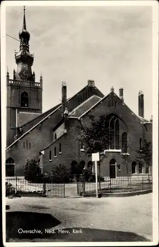 Ak Overschie Rotterdam Südholland, Ned. Herv. Kerk