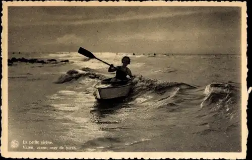 Ak Mariakerke Bains Ostende Westflandern, La petite sirene