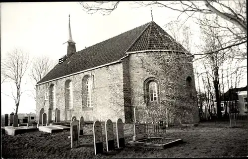 Foto Ak Oosterwijtwerd Groningen, Mariakerk