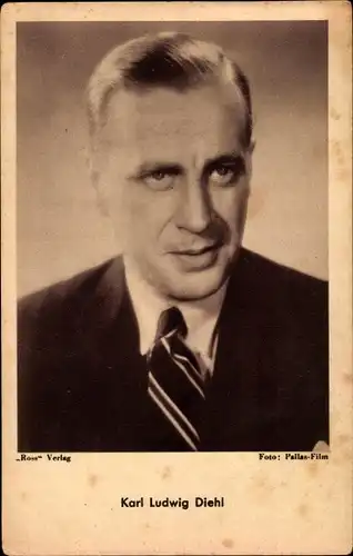 Ak Schauspieler Karl Ludwig Diehl, Portrait