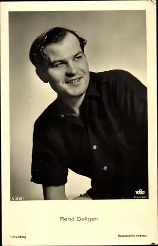 Ak Schauspieler René Deltgen, Portrait