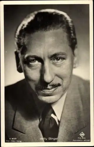 Ak Schauspieler Willy Birgel, Portrait