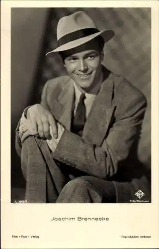 Ak Schauspieler Joachim Brennecke, Portrait, Film Foto Verlag A 3660/2