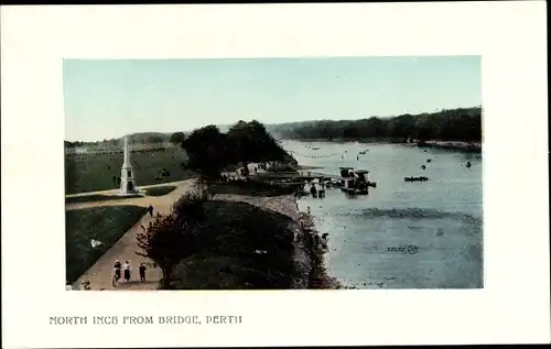 Ak Perth Schottland, North Inch from Bridge