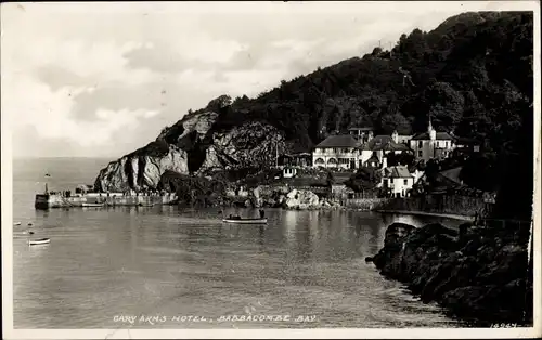 Ak Babbacombe Torquay Devon England, Cary Arms Hotel, Bay