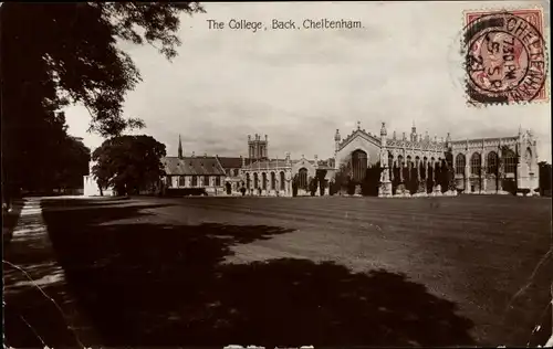 Ak Cheltenham Gloucestershire England, The College, Back
