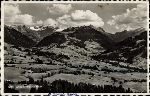 Ak Gstaad Saanen Kanton Bern, Totalansicht