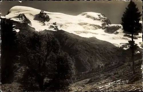 Ak Kanton Bern Schweiz, Titlis von Unter-Trübsee gesehen